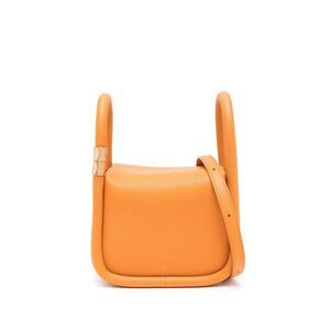 BOYY Wonton 20 Pebble Leather Top Handle Bag Women ORANGE Handbags